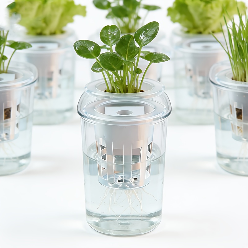 Net Pot 3 Inch - 水耕栽培苗バスケットセット 10個入り (植え付けバスケット10個 + 苗スポンジ10個) |