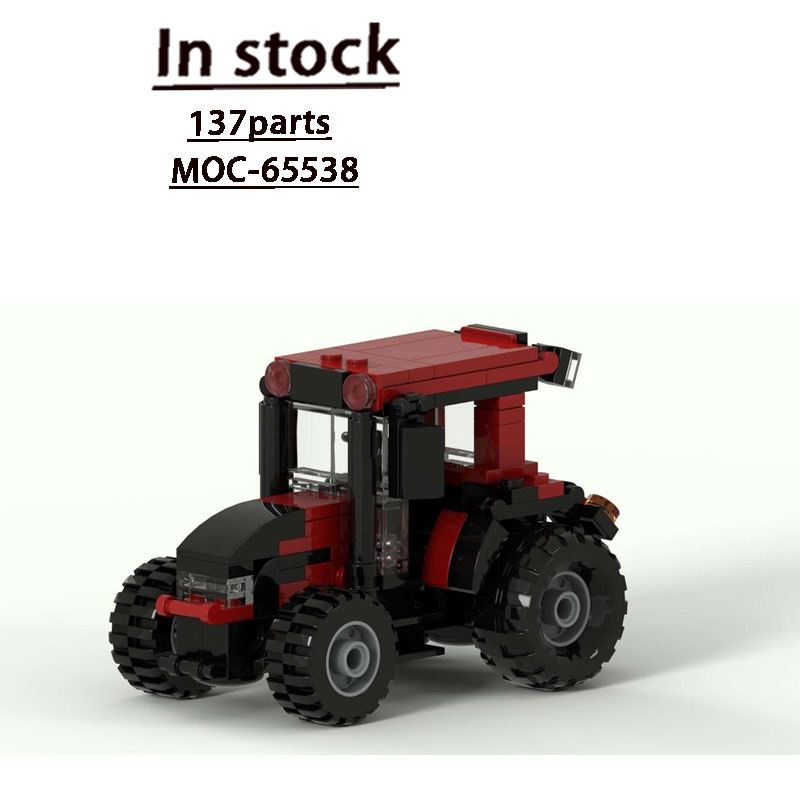 Urban Farming And Urban Agriculture - MOC-65538 都市農場農業レトロトラクタービルディングブロックモデル 137 パーツクリエイティブボーイズ子供の誕生日おもちゃギフト