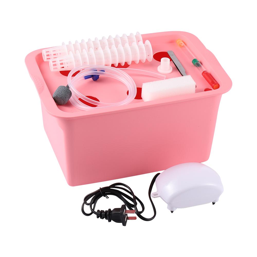 1 セット 6 穴植物水耕システム屋内ガーデンボックス成長キ - Net Pot 3 Inch のレビューと価格