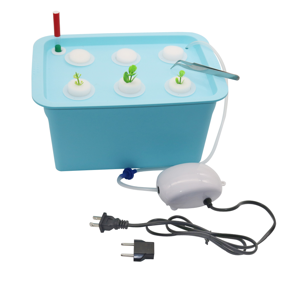 1 セット 6 穴植物水耕システム屋内ガーデンボックス成長キ - Net Pot 3 Inch のレビューと価格