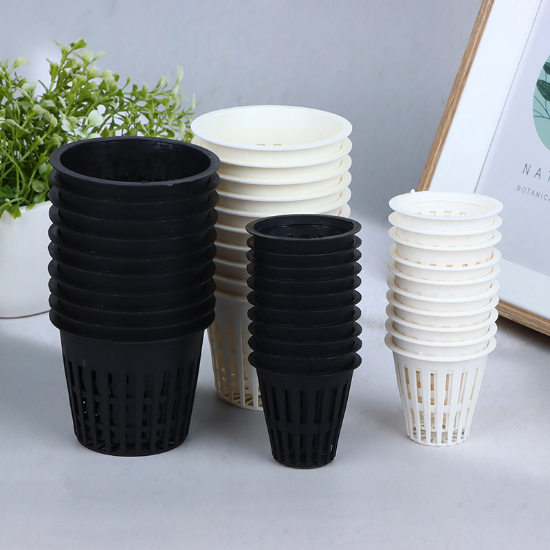 C 10個入り ソイルレスネットバスケット スロット付き植栽 - Net Pot 3 Inch のレビューと価格